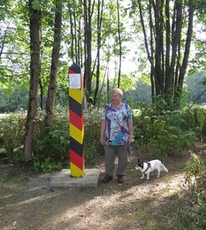 Grenzpfahl in Hohegei