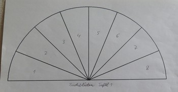 Pendeltafel mit 8 Feldern