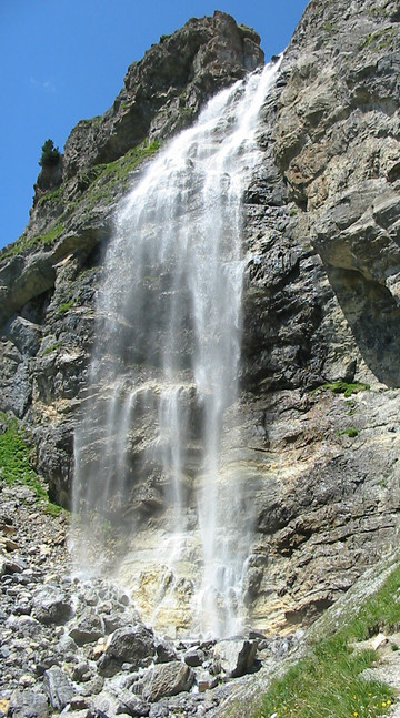 Wasserfall in den Alpen