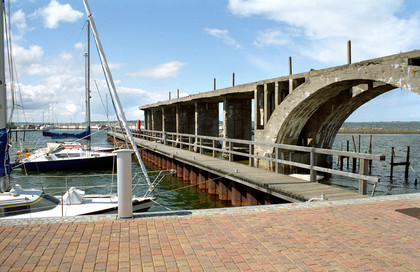 alte Verladebrcke in Wiek